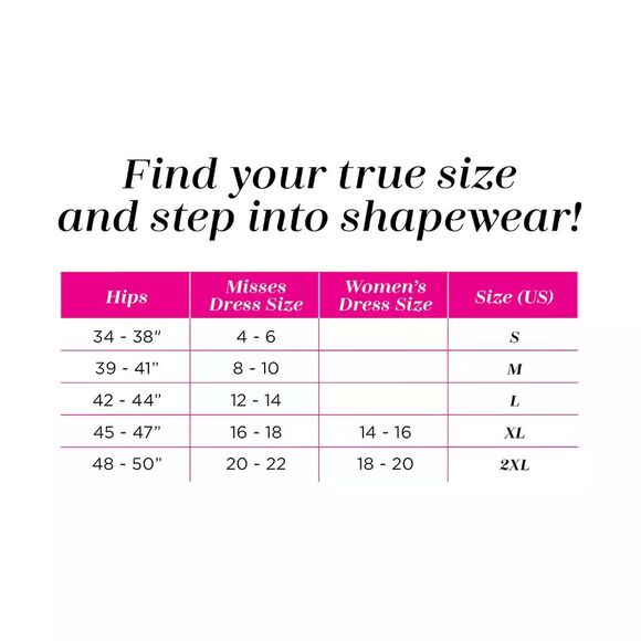 Maidenform NWT size 36D Shapewear strapless slip Easy-Up Firm Control 2304 - Picture 5 of 6